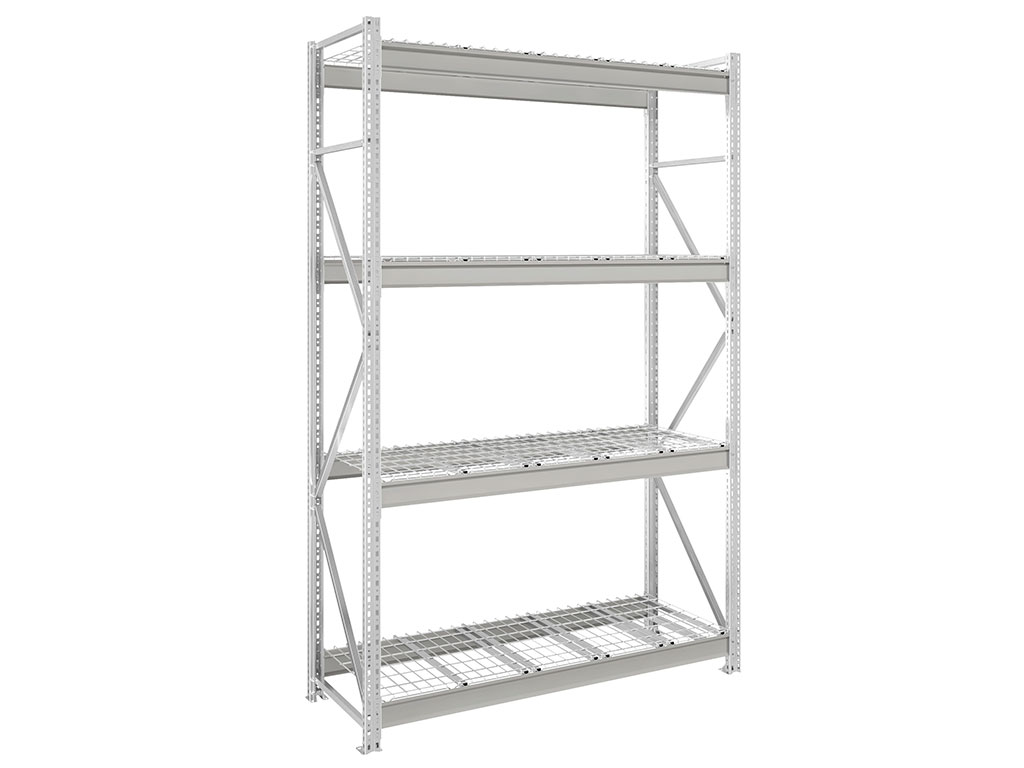 Фото Стеллаж MS Pro 250/150x60/4 с сетчатыми полками