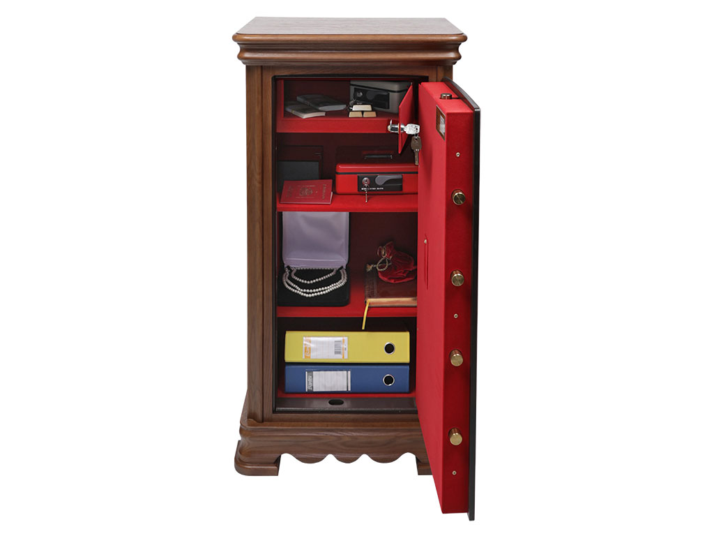 Фото Взломостойкий сейф в дереве VALBERG КАРАТ-90T EL Д