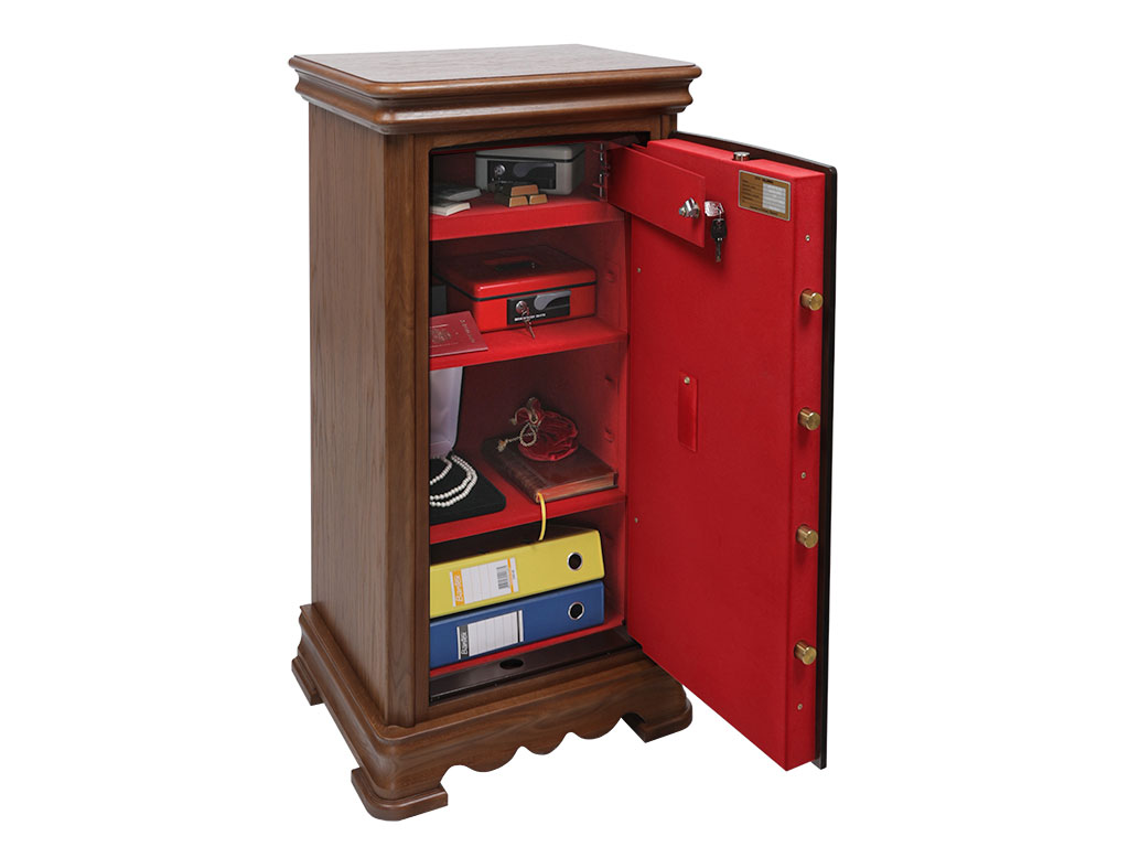 Фото Взломостойкий сейф в дереве VALBERG КАРАТ-90T EL Д