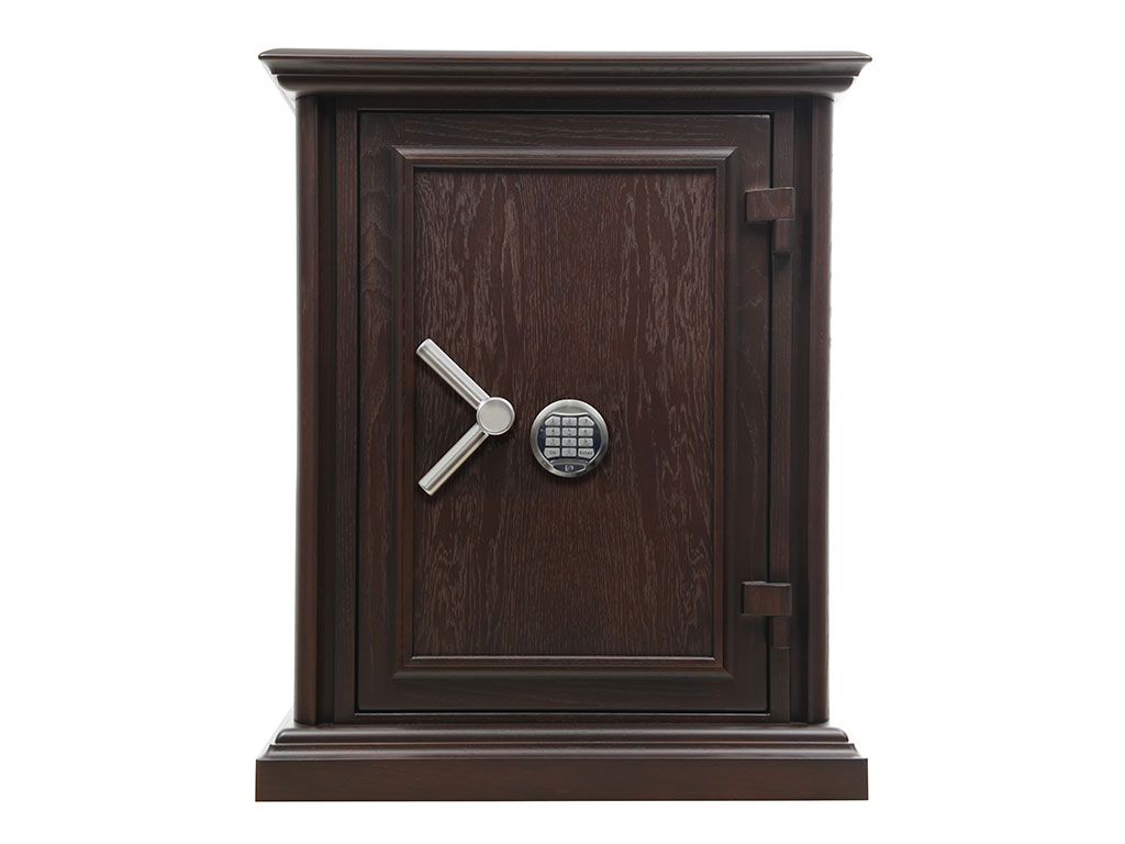 Огневзломостойкий сейф в дереве VALBERG Гарант Евро 67 Т Д EL (дуб)