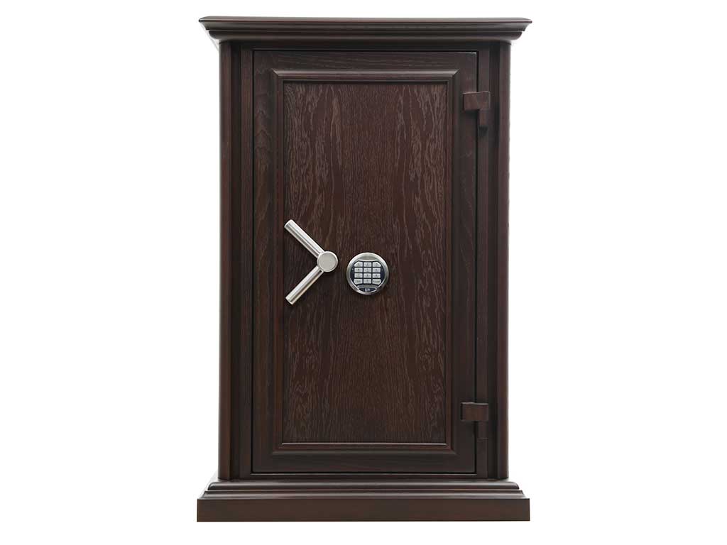 Огневзломостойкий сейф в дереве VALBERG Гарант Евро 95 Т EL Д (дуб)