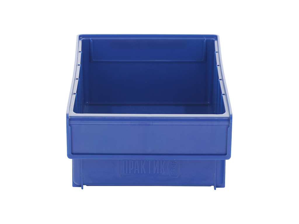 Фото Ящик пластиковый Практик 300х185х100 синий