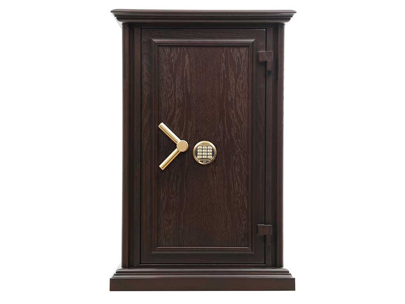 Огневзломостойкий сейф в дереве VALBERG Гарант Евро 95 Т EL Д (дуб)